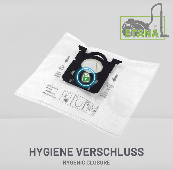 Actual product image Etana I 30 vacuum cleaner bag similar to Swirl PH86/PH96/PH99 I Dust bag incl. 3 Filter (30x)