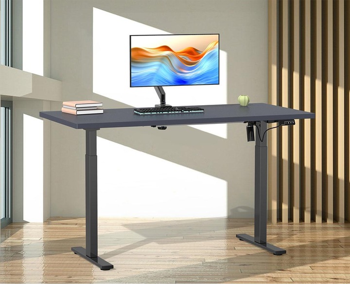 Produktbild VCM Schreibtisch verstellbar Lona 110x80 sw (110 x 80 x 71 cm)