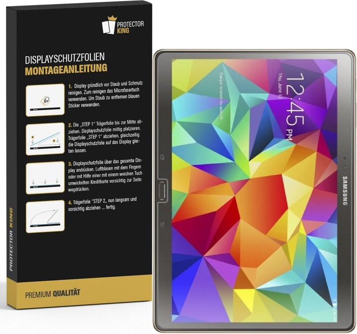Actual product image Protectorking 1x Panzerfolie Anti-Shock matt entspiegelt (1 Piece, Galaxy Tab S 10.5)