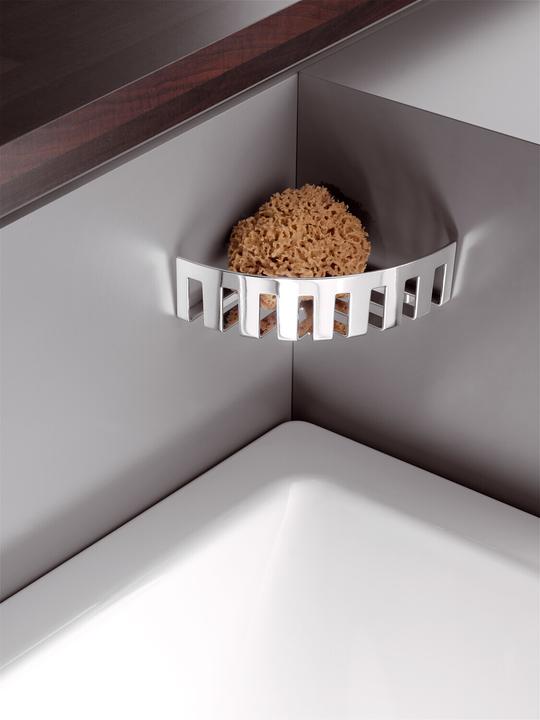 Actual product image Emco SYSTEM 2 corner wall basket, corner dimension 180mm chrome