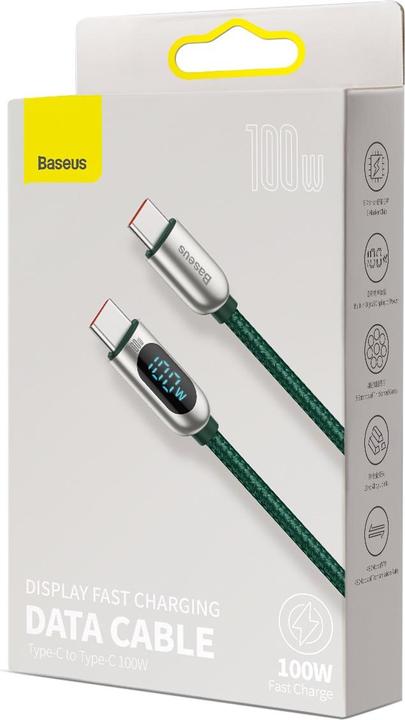 Actual product image Baseus USB C – USB C (1 m, USB 2.0, 100 W)