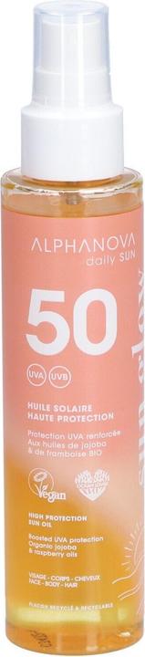 Immagine prodotto Alphanova olio solare SUN quotidiano sun GLOW SPF50 Fl 125 ml (Olio abbronzatura, SPF 50, 125 ml)