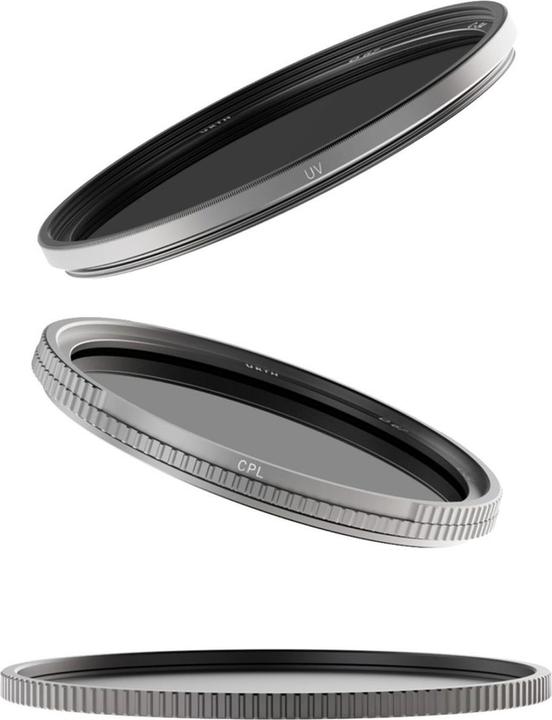Urth 77mm Base Filter Kit Pro (UV, CPL) (77 mm, UV-Filter, Polarisationsfilter)