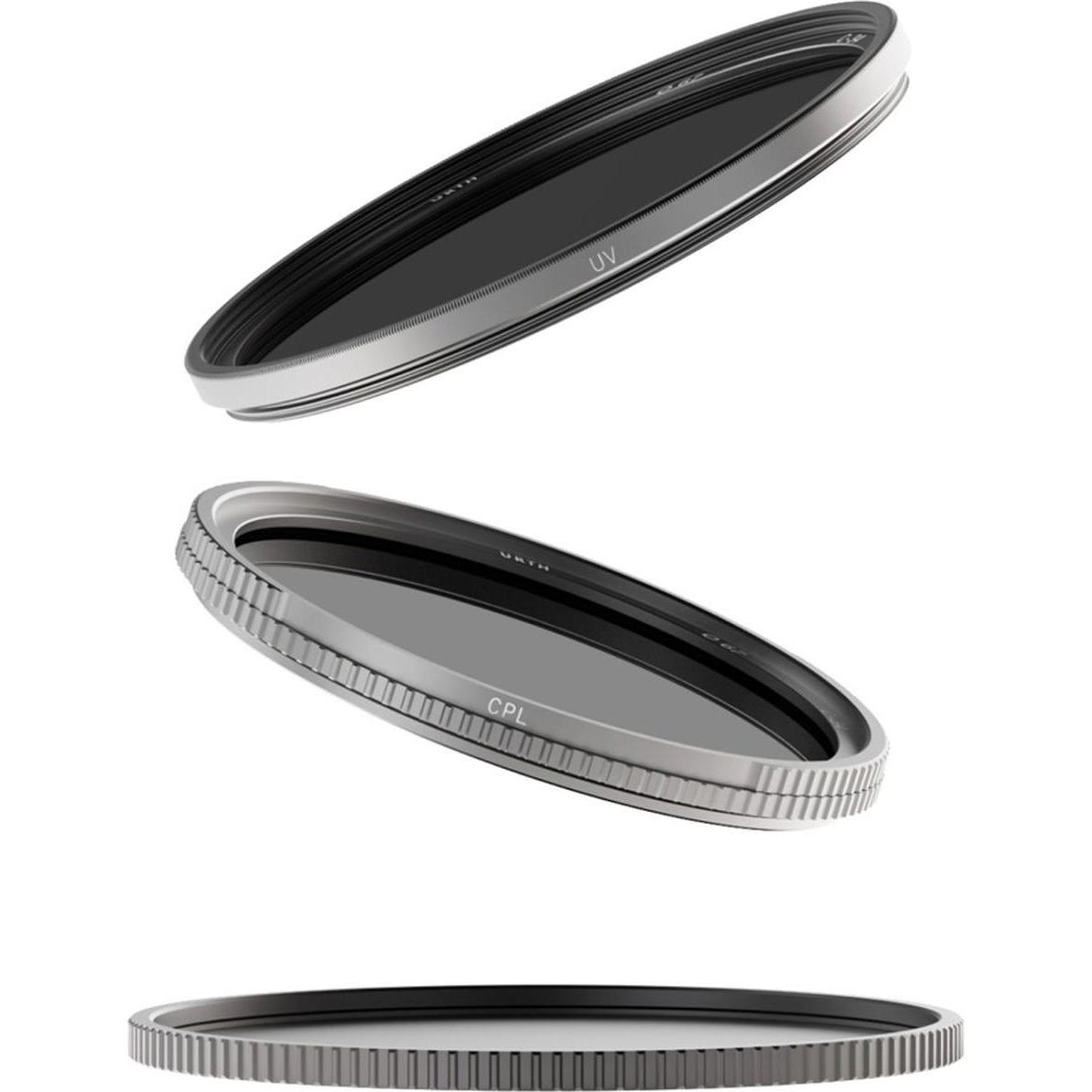 Urth 55mm Base Filter Kit Pro (UV, CPL) (55 mm, Filtro UV), Filtro fotografico