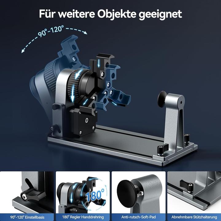 Image du produit Woxcker Laser-Rotationswalze für Gravurmaschinen