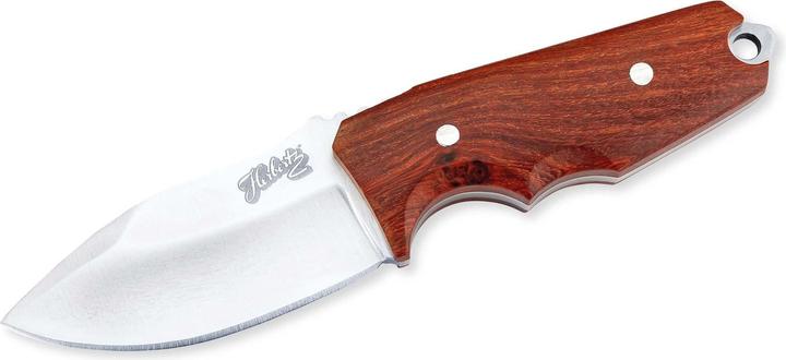 Produktbild Herbertz Selektion Gürtelmesser, AISI 440 Stahl, rostfrei, Full Tang, Sandelholz Heftschalen, Leder (7.20 cm)