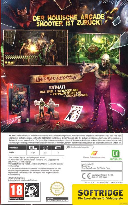 Produktbild Microids The House of the Dead Remake - Limidead Edition (Switch, DE)