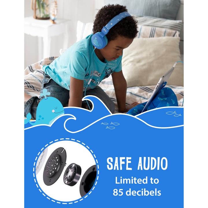 Actual product image Planet Buddies Whale Wired Kid's Headphone