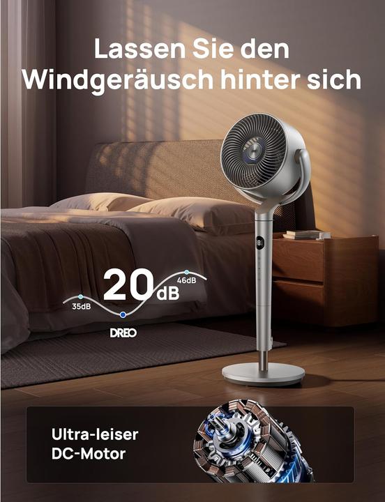 Actual product image Dreo PolyFan series DR-HPF008S (20 dB)