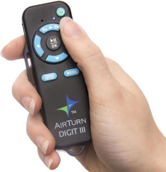 Produktbild AirTurn Digit III Bluetooth Remote Control mit Tuch (Bluetooth)