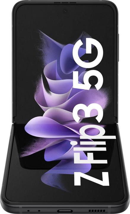 Produktbild Samsung Galaxy Z Flip3 5G EU (256 GB, Phantom Black, 6.70", SIM + eSIM, 5G)