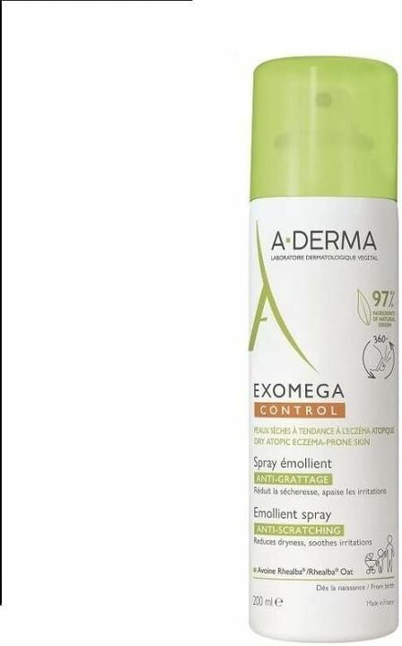 A-Derma EXOMEGA CONTROL Spray (neu) liq (Körpermilch, 200 ml)