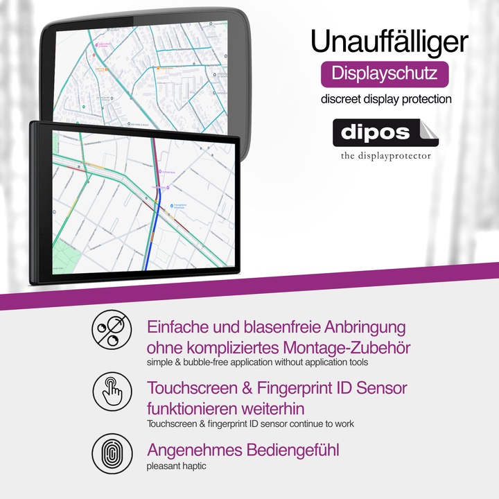 Produktbild Dipos Schutzfolie Klar für Trimble XCN 1050