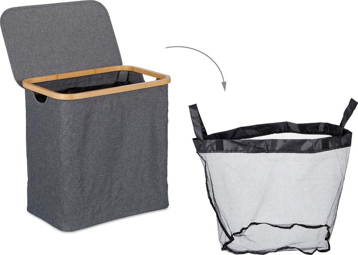 Produktbild Relaxdays Wäschekorb (60 l)