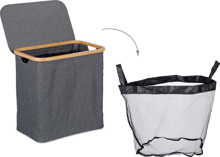 Produktbild Relaxdays Wäschekorb (60 l)