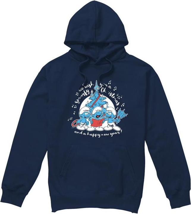 Produktbild The Smurfs Kapuzenpullover weihnachtliches Design (M)