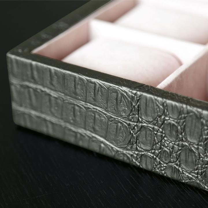 Produktbild Juwelendieb Schatulle zur Uhren- & Schmuckaufbewahrung Louis - Grau