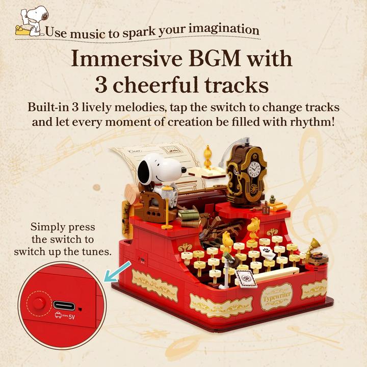 Actual product image Pantasy Die Peanuts - Typewriter