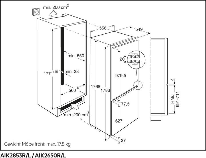 Produktbild AEG AIK2650L (262 l)