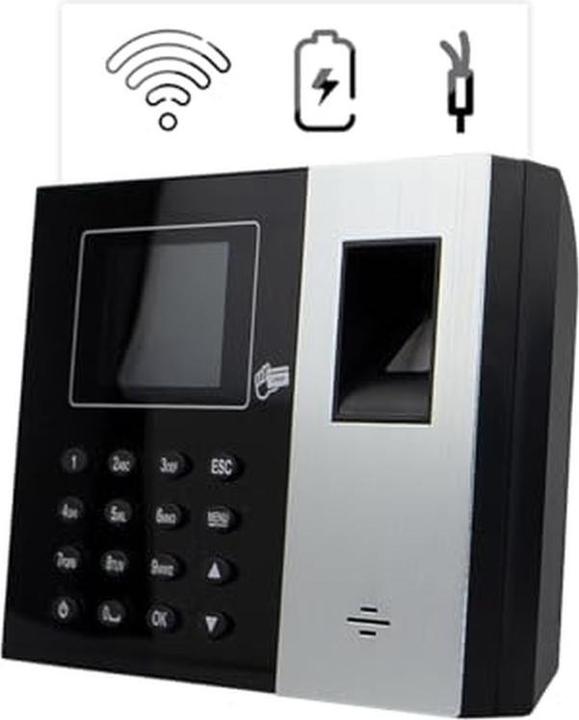 HDWR Zeiterfassungsgerät mit Fingerabdruck, RFID-Karte, LAN, WLAN und USB