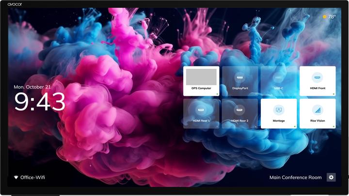 Produktbild Avocor H Serie AVH-7520 190cm 75"/3840x2160/DP/4xHDMI/USB/TOUCH (3840 x 2160 Pixel, 75")
