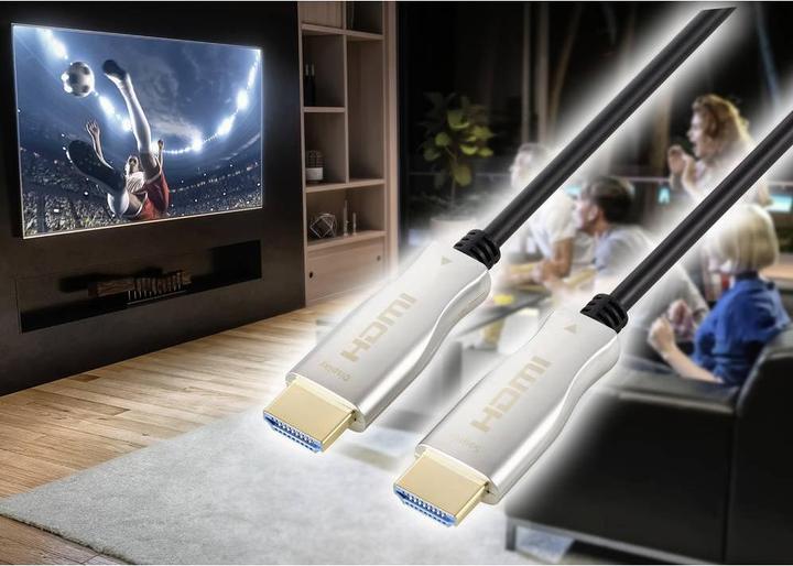 Productafbeelding SpeaKa Professional HDMI aansluitkabel 30,00 m Afgeschermd Zwart (1x HDMI stekker (30 m)