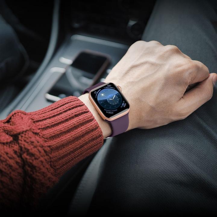 Produktbild Hurtel Silicone Strap APS Silicone Band for Watch 9 / 8 / 7 / 6 / 5 / 4 / 3 / 2 / SE (41 / 40 / 38mm) Strap (Silikon, Metall)