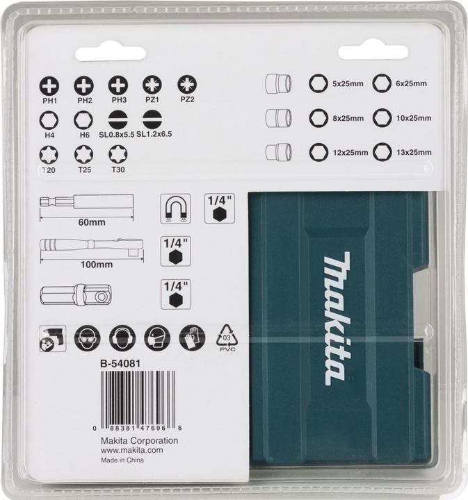 Produktbild Makita B-54081 (Sechskant (hexagonal))