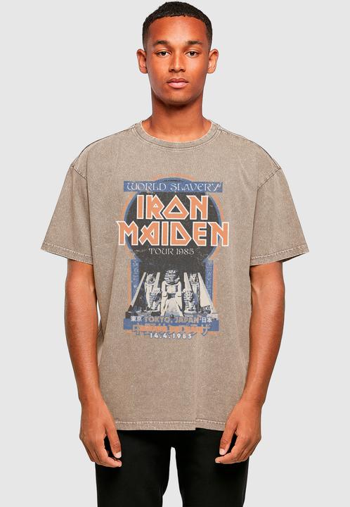 Produktbild Merchcode Powerslave - Japanese Flyer Acid Washed Oversize Tee - 190101 (S)