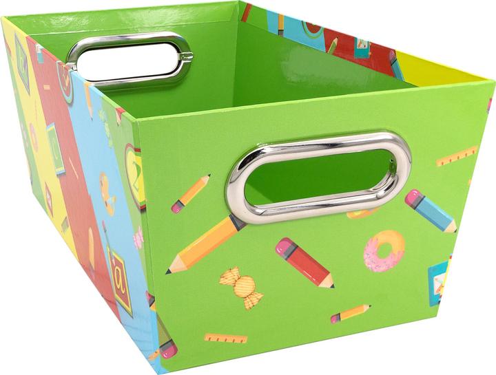 Idena School storage basket multicoloured 17.8x27.9x12.7cm