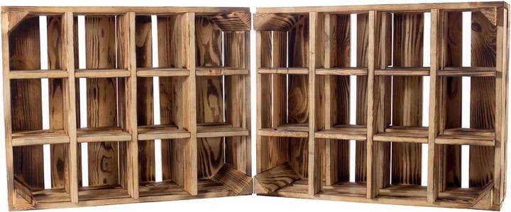 Produktbild Holz Zollhaus Flaschenregal Kiefer, Braun 50 x 40 cm (12 Flaschen, 23 x 50 x 40 cm)