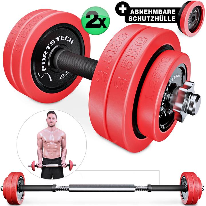 Immagine prodotto Sportstech AH300 (8 x 2,5 kg, 4 x 1,25 kg)