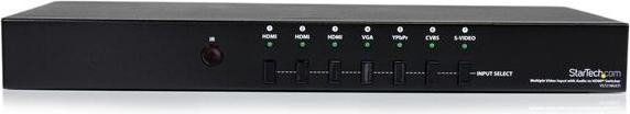 Actual product image StarTech HDMI Converter Switch - HDMI/ VGA/ Component/ S-Video Scaler - HDMI converter switches between...