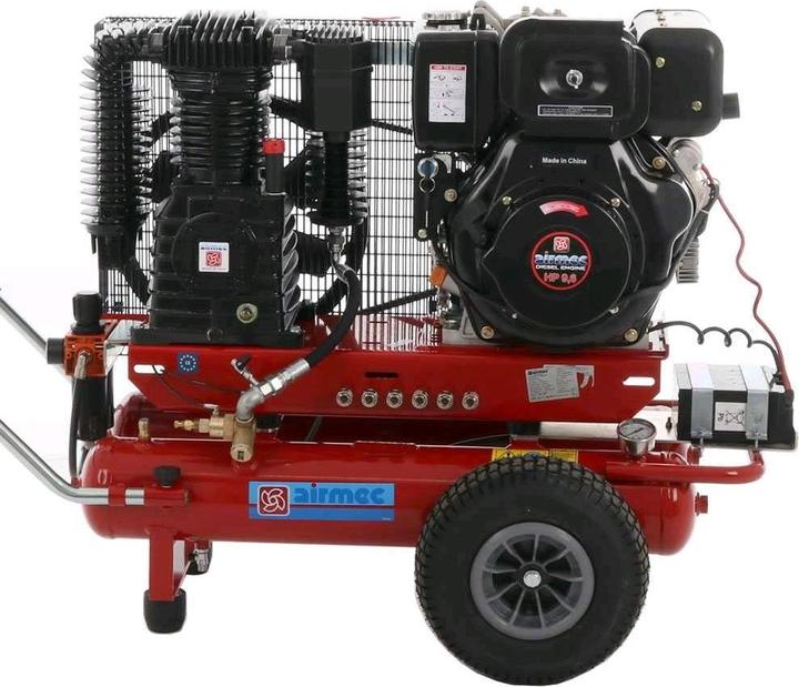 Actual product image Airmec TTD 3496900 Motor compressor diesel engine 9.6 hp900 lmin (11 bar, 34 l)