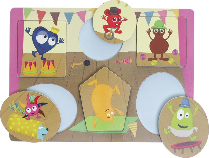Actual product image Teddykompaniet Babblarna - Emotion puzzle - (TK13069)