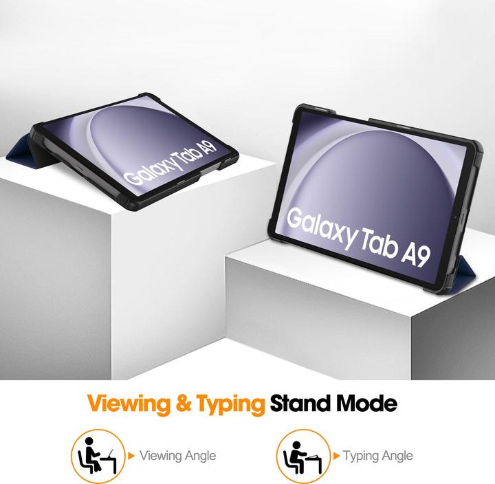 Produktbild Lobwerk Schutzhülle für Samsung Galaxy Tab A9 X110 X115 X117 2023 8.7 Zoll Slim Case Etui mit Standfunktion (Samsung Galaxy Tab A9)