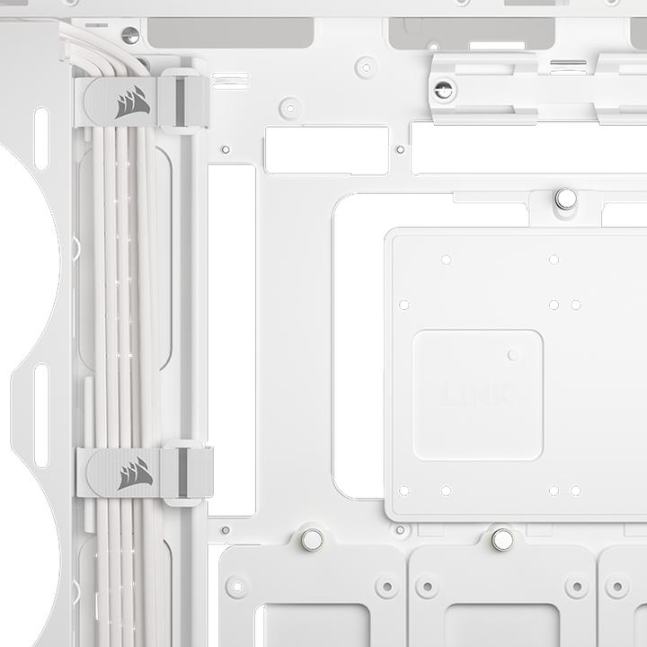 Actual product image Corsair Geh Midi 5000T (Tempered Glass) White (E-ATX, Mini-ITX, ATX, mATX)