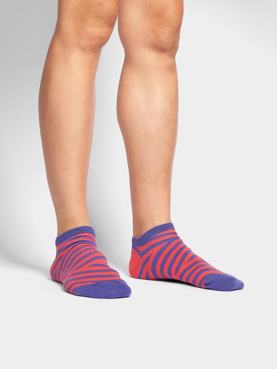 Actual product image DillySocks Short Serrated Stripes (Single pack, 41 - 46)