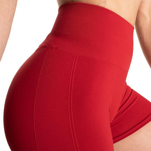 Actual product image Better Bodies Scrunch Shorts - Chili Red (L)