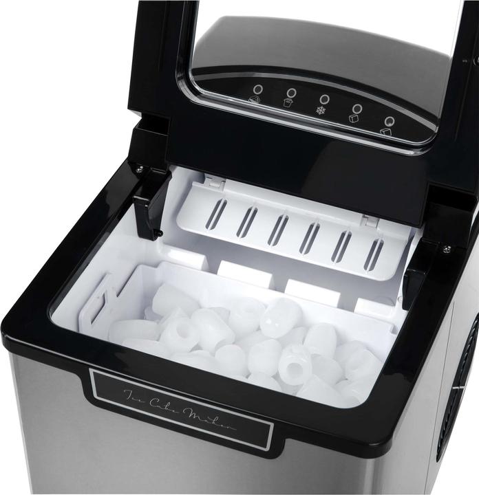 Actual product image Sencor SIM 3500SS ice cube maker Portable ice cube maker /24h Black, Silver