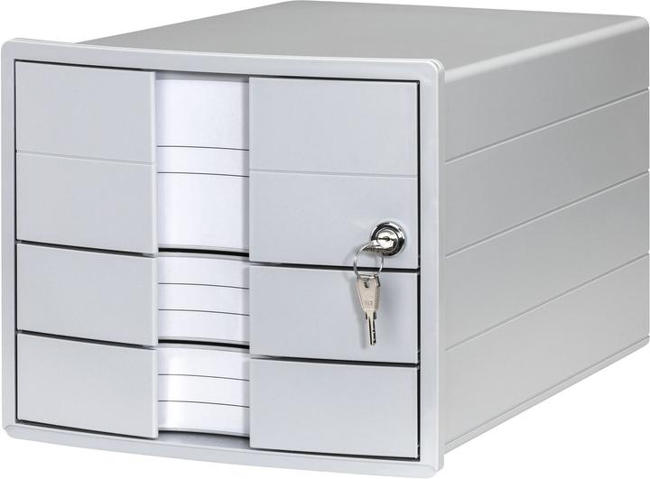 Produktbild Han IMPULS 1018-11 Schubladenbox Grau DIN A4, DIN C4 Anzahl der Schubfächer: 3 (C4, A4)