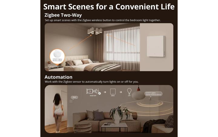Immagine prodotto Sonoff ZBM5-3C-86W (3-channel) Zigbee smart touch wall switch