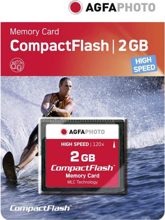 Immagine prodotto AGFAPHOTO Compact Flash 2GB ad alta velocità 120x MLC 120x (2 GB, CF)