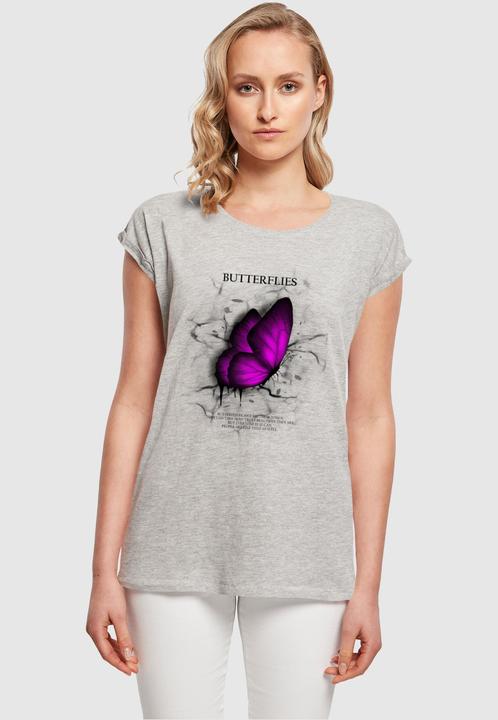 Immagine prodotto Merchcode Maglietta a spalla estesa Butterflies da donna - 112637 (S)