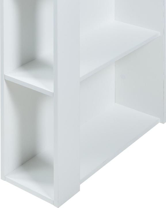 Produktbild En.Casa Bartisch Danderyd 120x60x106 cm mit 3 Ablagefächern Weiss/Eicheoptik