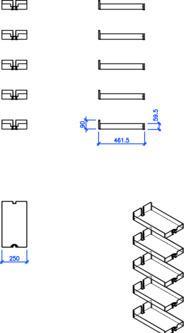 Produktbild Peka Metall Einhängetablar-Set Liro (1 Stk.)