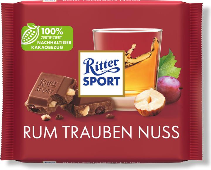 Ritter Sport Rum Trauben Nuss (100 g)
