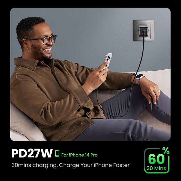 Produktbild Ugreen Nexode Pro (65 W, 3 Ports)