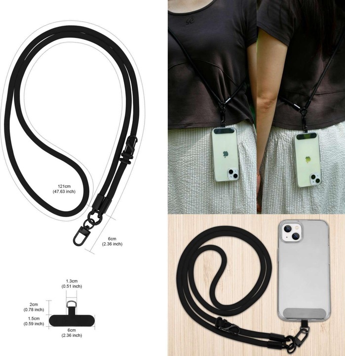 Actual product image Cadorabo Chain case for HTC Desire 300 necklace cover adjustable