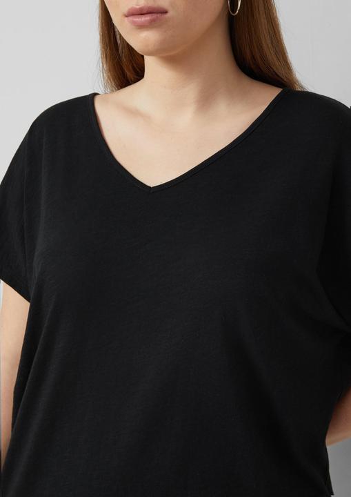 Produktbild s.Oliver Baumwollshirt mit Spitzeneinsatz (44)